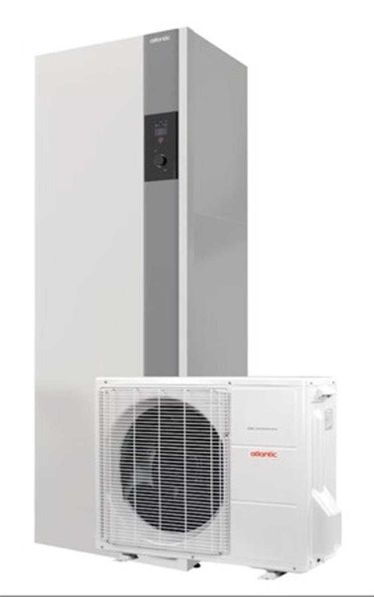 Atlantic Alfea Extensa S Duo 8 (5/26) lucht/water warmtepomp 'Split Inverter' met geïntegreerde SWW boiler - 7,5 kW - boiler: 190 liter - éénfasig - connected - R32 - ERP CV (35°C/55°C): A+++/A++ - ErP SWW: A+ - tapwaterprofiel: L